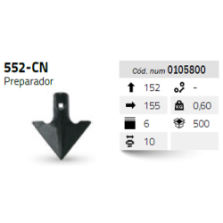 Reja de Acero al boro 552-CN - Campoagrícola