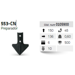 Reja de Acero al boro 553-CN - Campoagrícola