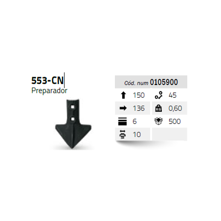 Reja de Acero al boro 553-CN - Campoagrícola