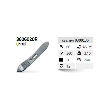 Reja de Placa de tungsteno 3606020R - Campoagrícola