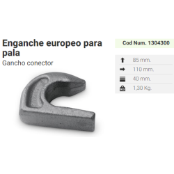 Enganche Europeo para pala - Campoagrícola