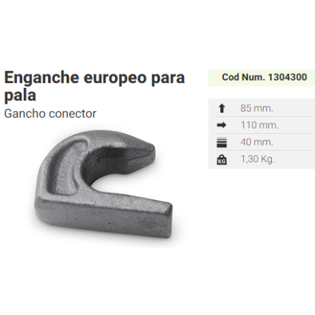 Enganche Europeo para pala - Campoagrícola